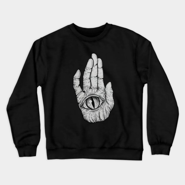 Hand Crewneck Sweatshirt by stcrbcn